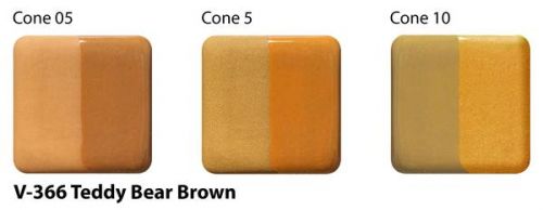 AMACO Velvet Underglaze V-366 - Teddy Bear Brown - 2 fluid oz.